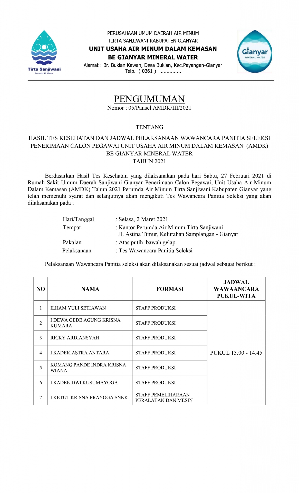 Info berita,Layanan PDAM,Kegiatan PDAM,gangguan layanan pdam,Berita PDAM,PERUMDA AMTS,PERUMDA AMTS Kabupaten Gianyar