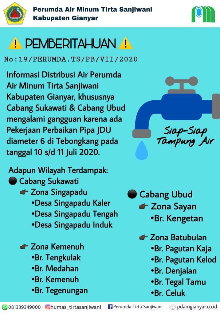 Info berita,Layanan PDAM,Kegiatan PDAM,gangguan layanan pdam,Berita PDAM,PERUMDA AMTS,PERUMDA AMTS Kabupaten Gianyar