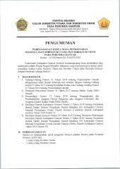 PERPANJANGAN SELEKSI KEDUA MASA PENDAFTARAN SELEKSI CALON DIREKTUR UTAMA DAN DIREKTUR UMUM PERUMDA GIANYAR