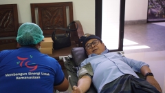 HUT KE-33 PAMTS, WUJUDKAN KEPEDULIAN LEWAT AKSI DONOR DARAH