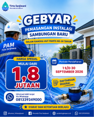 GEBYAR PEMASANGAN INSTALASI SAMBUNGAN BARU